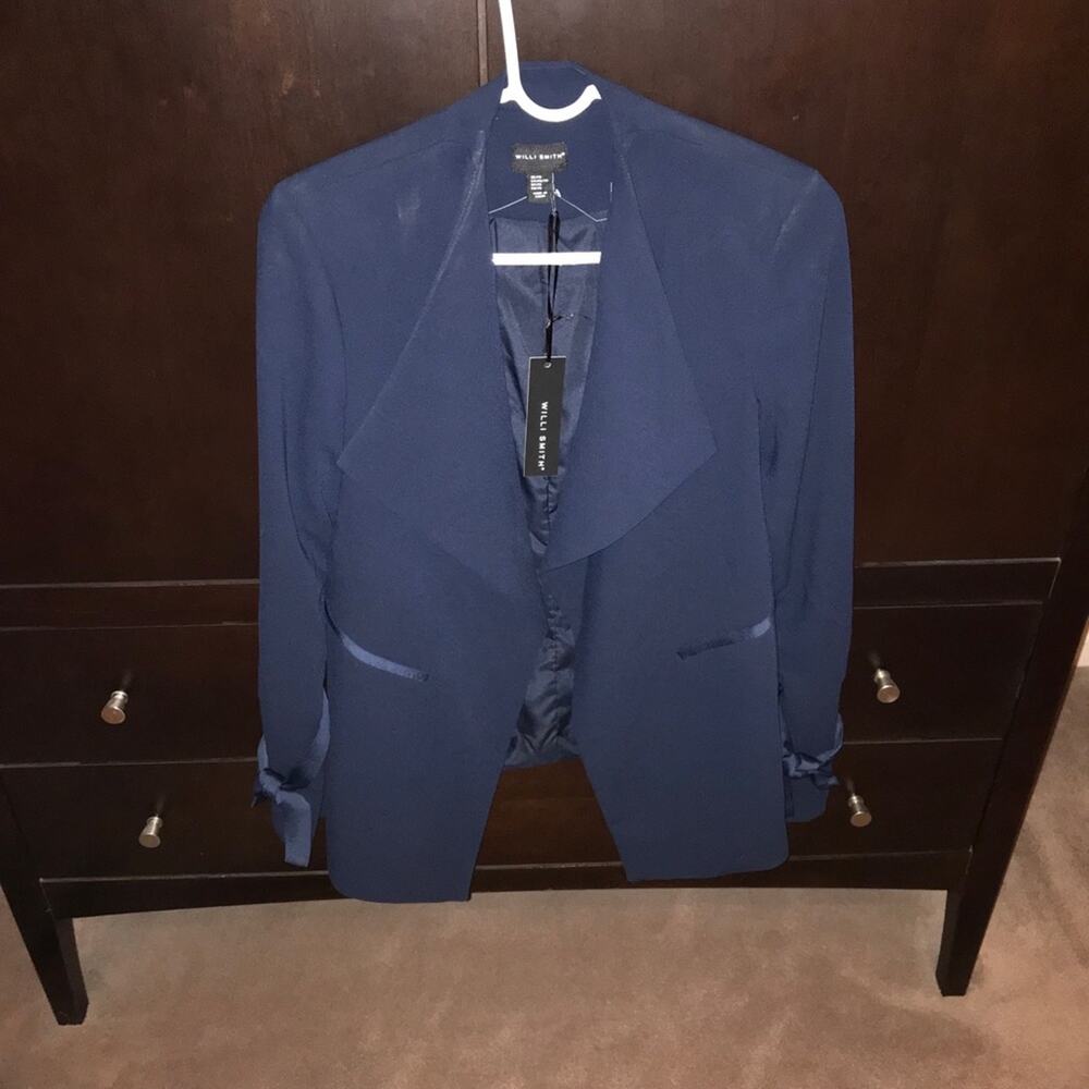 Willi Smith navy blazer NWT XS
